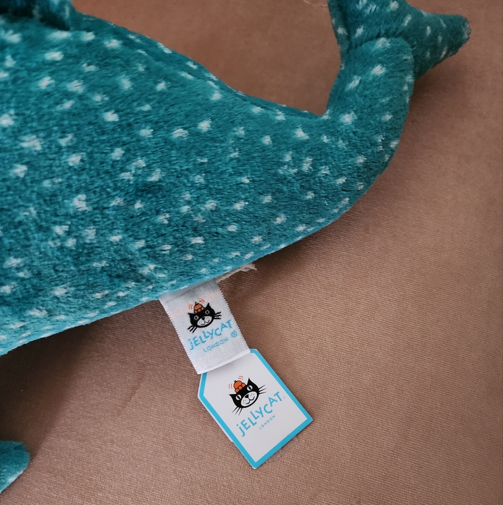 Brand New! Authentic Jellycat Gobfrey Whale Shark - Picture 6 of 6